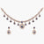 Sabah Moissanite Silver Necklace Set