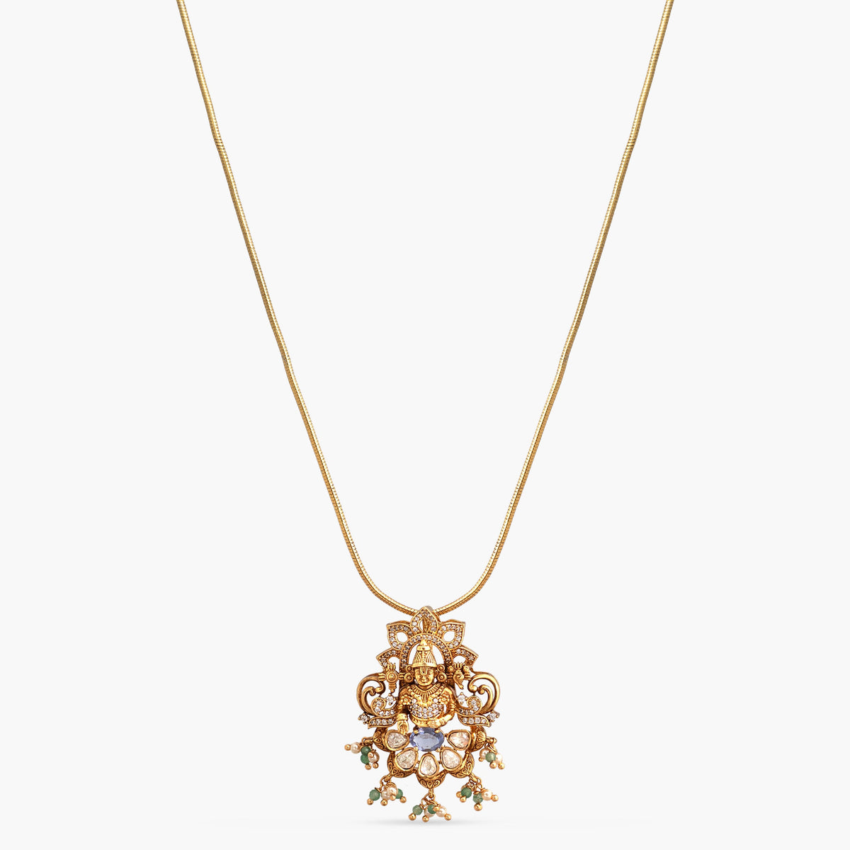 Venkateshwara Silver Temple Pendant