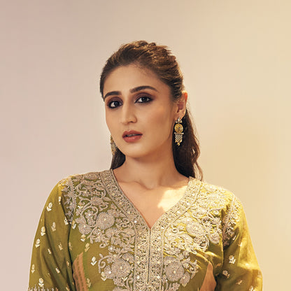 Shine Statement Oxidized Silver Drop Earrings