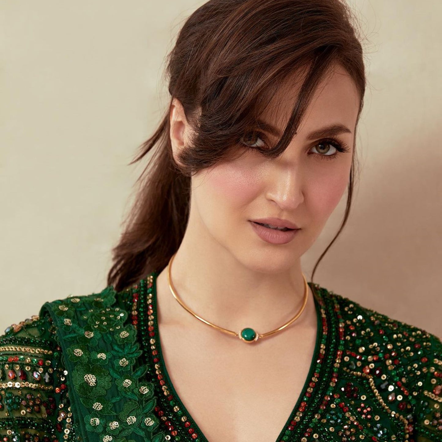 Malachite Classic Silver Hasli Necklace