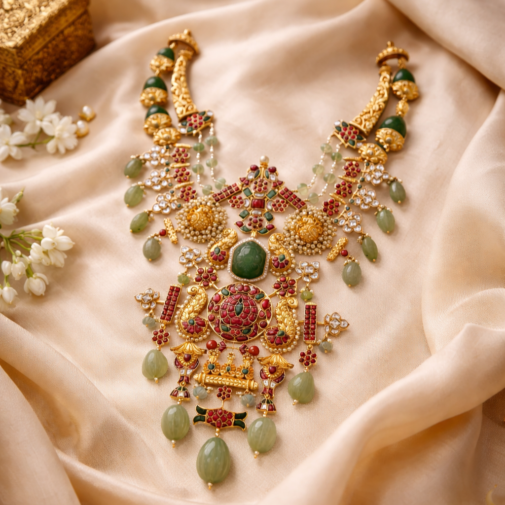 Himani Grand Jadau Necklace
