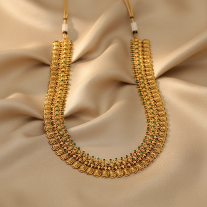 Hiran Antique Nakshi Silver Necklace
