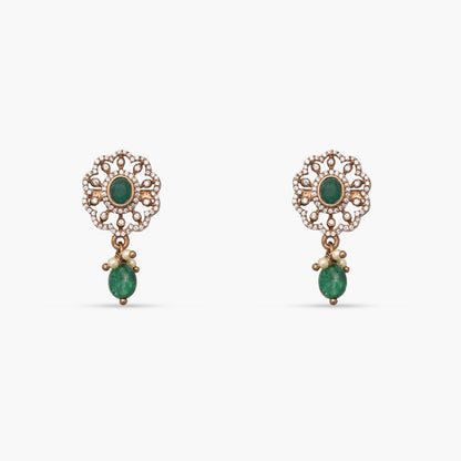 Ganaraj Moissanite Silver Pendant Set