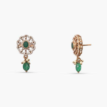 Ganaraj Moissanite Silver Pendant Set