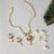  Vintage Elegance Silver Moissanite Necklace Set