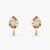 Navaratna Charm Silver Stud Earrings