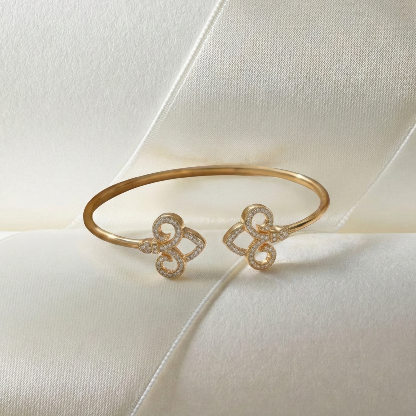 Jewel of the Orient CZ Silver Bracelet
