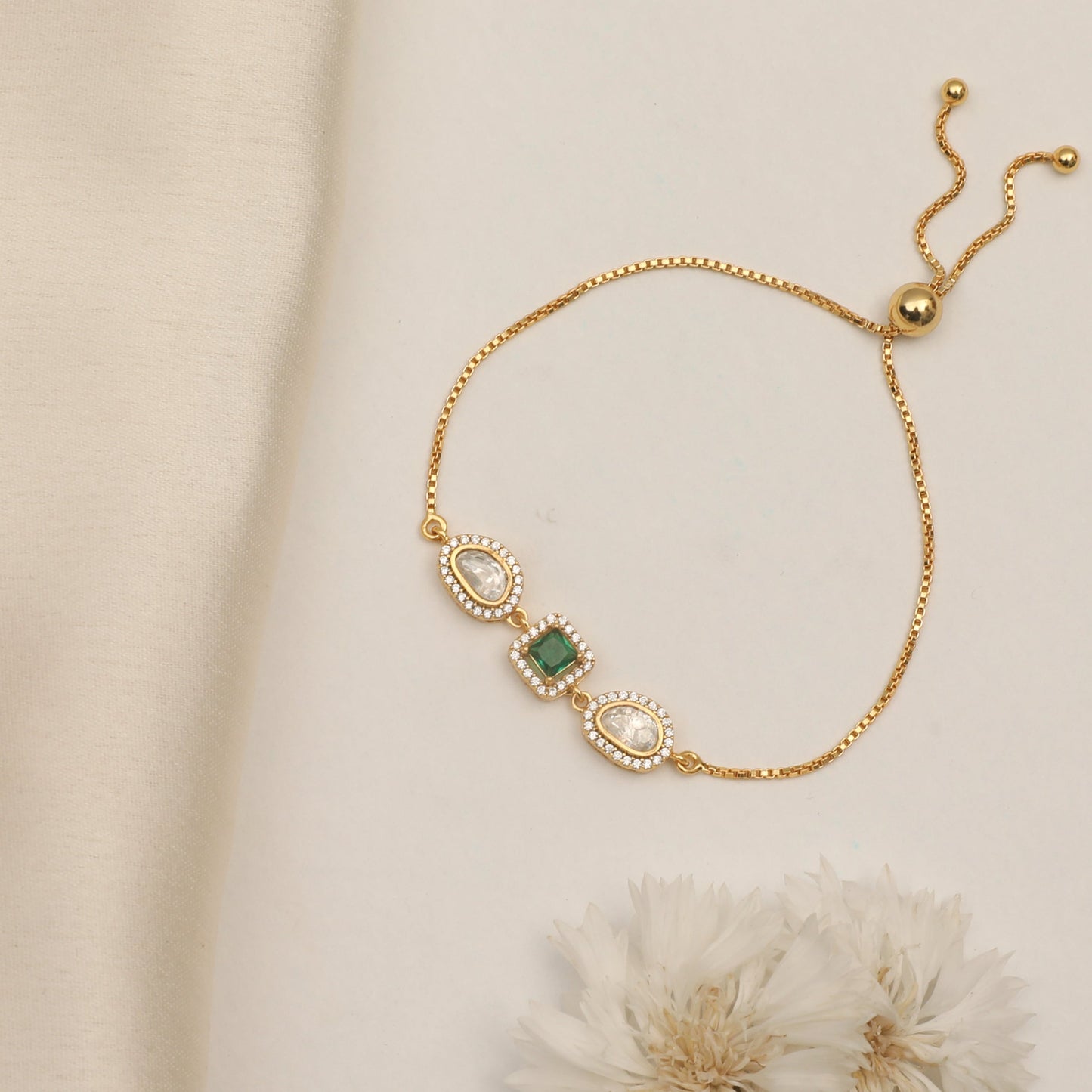 Celestial Moissanite Silver Bracelet