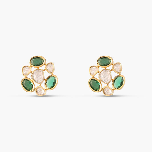 Nova Moissanite Silver Stud Earrings
