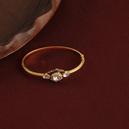 BBlue Aura Moissanite Silver Bracelet