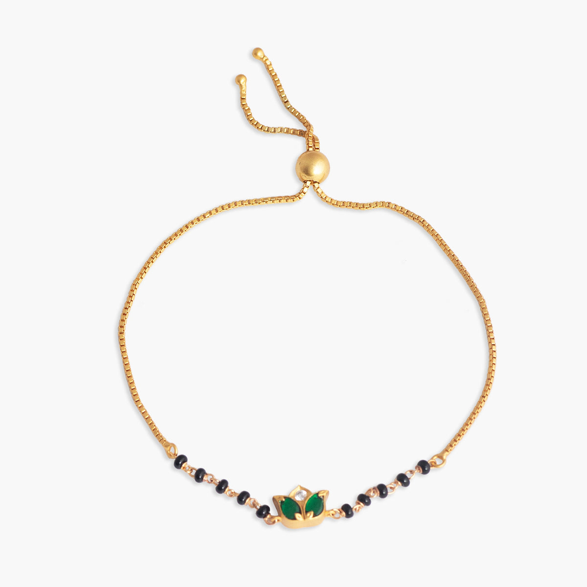 Tessa CZ Silver Mangalsutra Bracelet