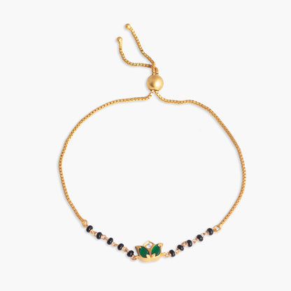Tessa CZ Silver Mangalsutra Bracelet