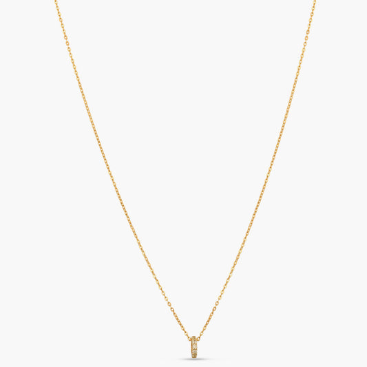 Circle of Love Yellow Silver Charm