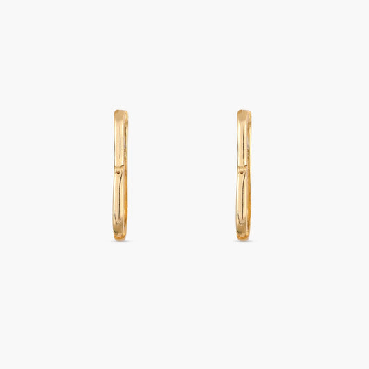 Circle of Love Gold Plated Silver Hoops