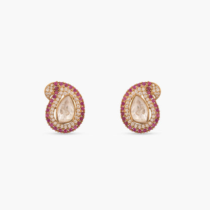 Ira Moissanite Silver Stud Earrings
