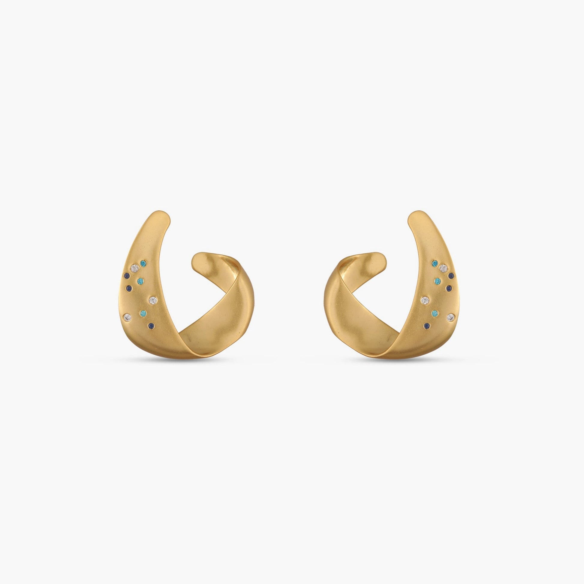 Coastline Verta Silver Hoop Earrings