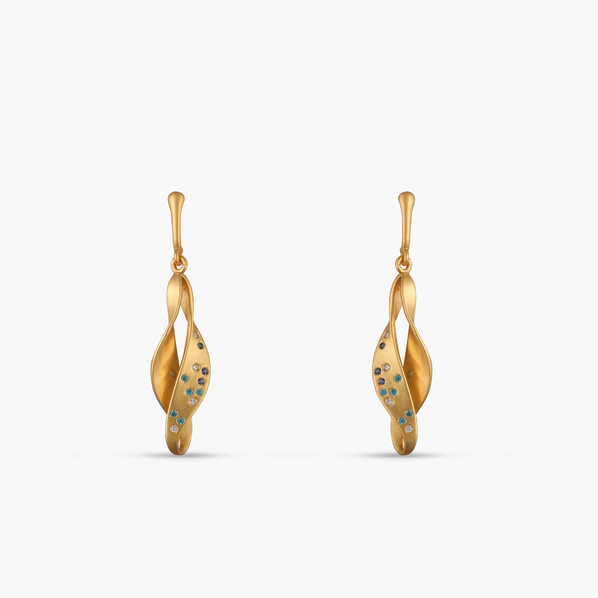 Coastline Cascade Silver Drop Earring
