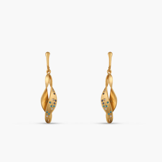 Coastline Cascade Silver Drop Earring