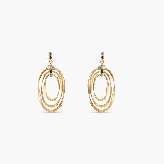 Coastline Mael Silver Drop Earrings