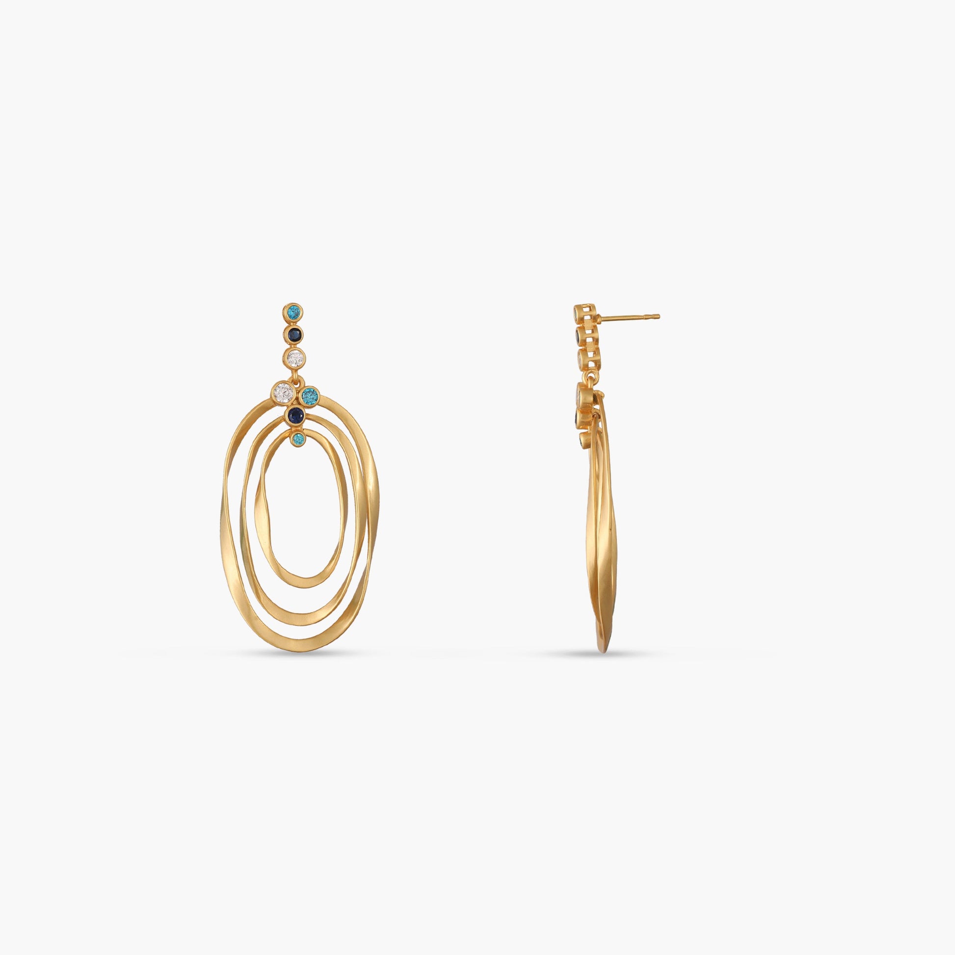 Coastline Mael Silver Drop Earrings