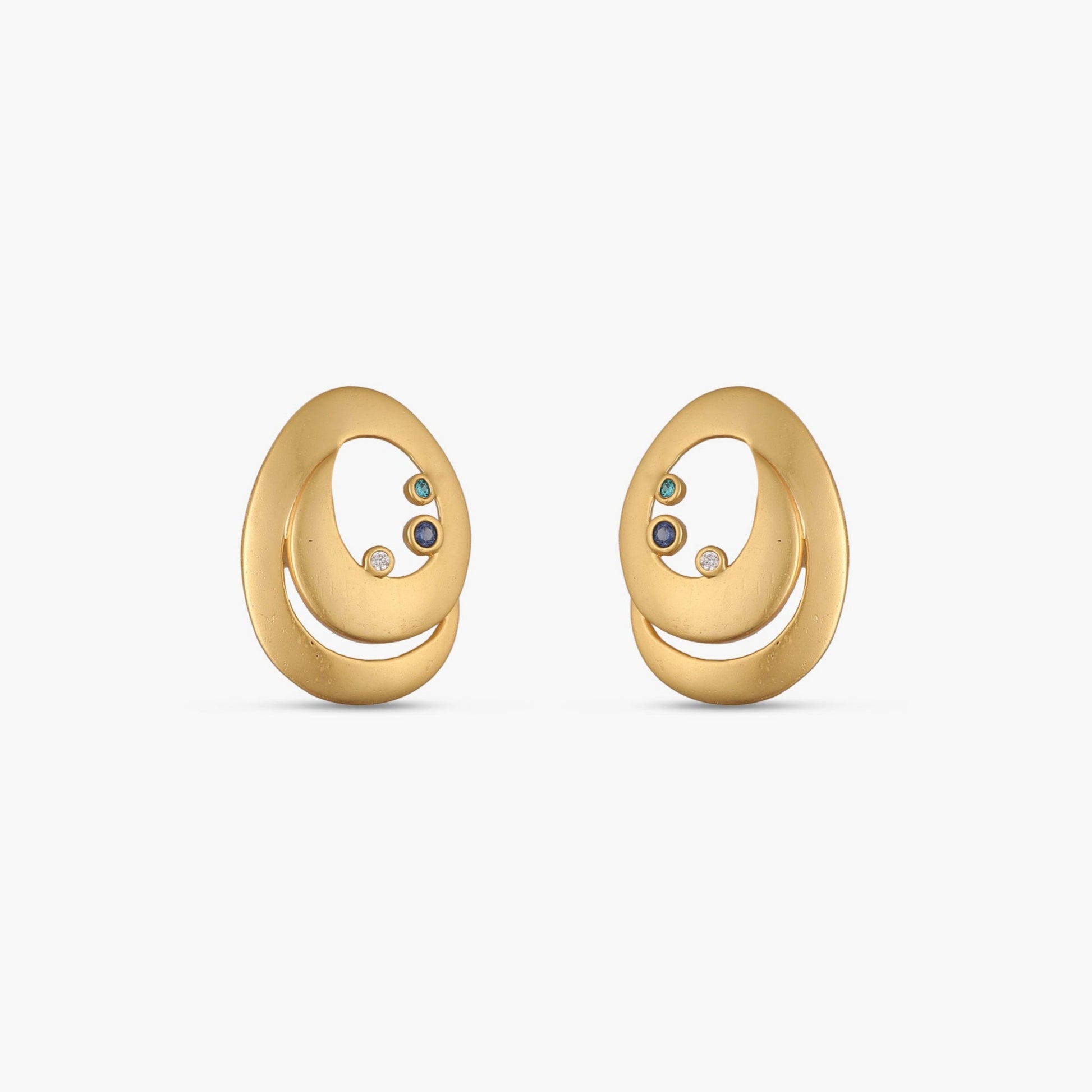 Coastline Cove Silver Stud Earrings