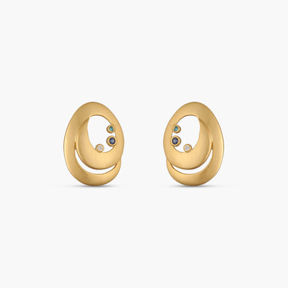 Coastline Cove Silver Stud Earrings