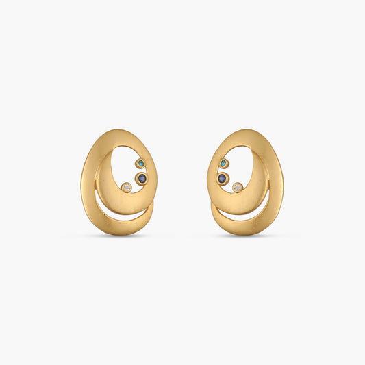 Coastline Cove Silver Stud Earrings