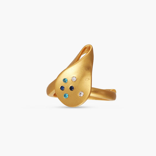Coastline Seiche Silver Ring