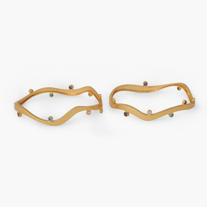 Coastline Oceanique Silver Bangles