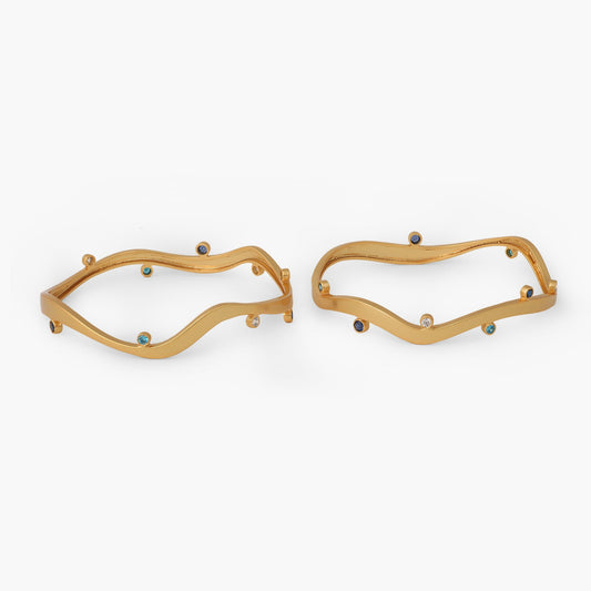 Coastline Oceanique Silver Bangles