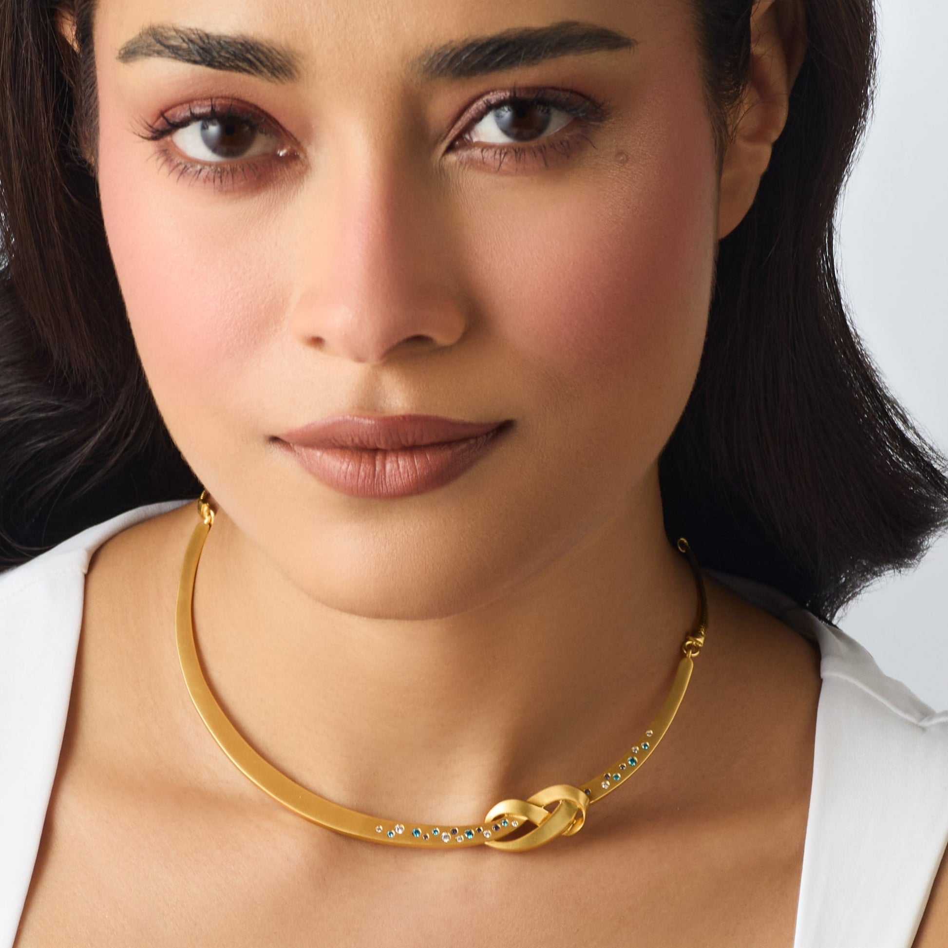 Coastline Cresta Silver Hasli Necklace