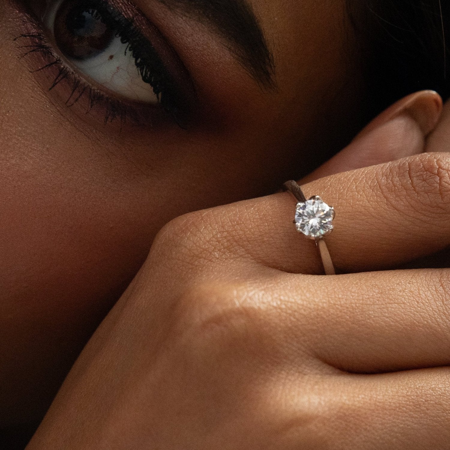 Flora CZ Silver Ring