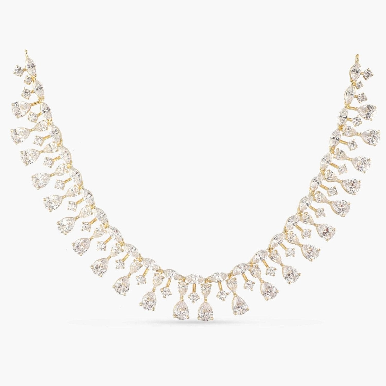 Seraphina CZ Silver Necklace