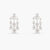 Aurelia CZ Silver Chandelier Earrings