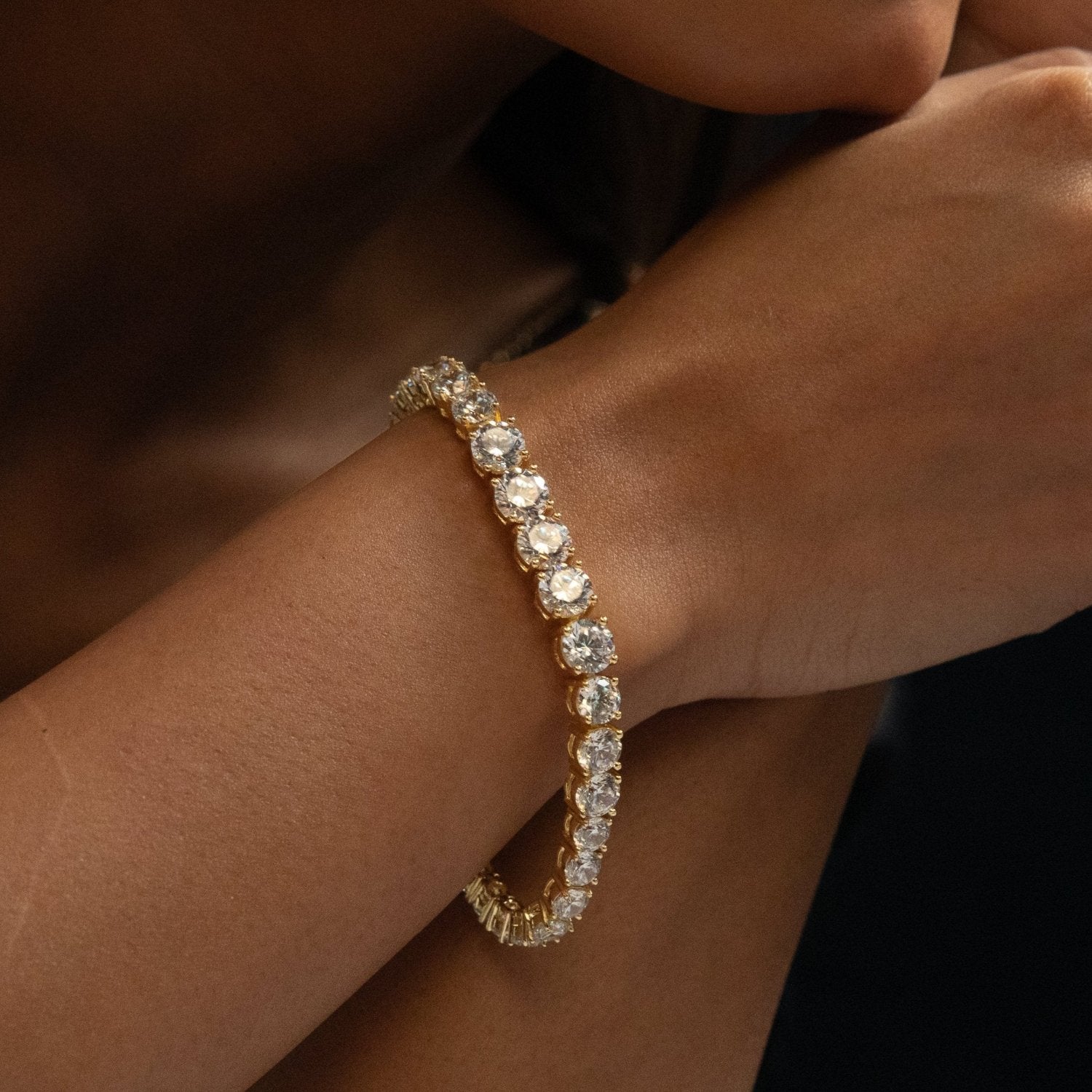 Lyric CZ Silver Tennis Bracelet