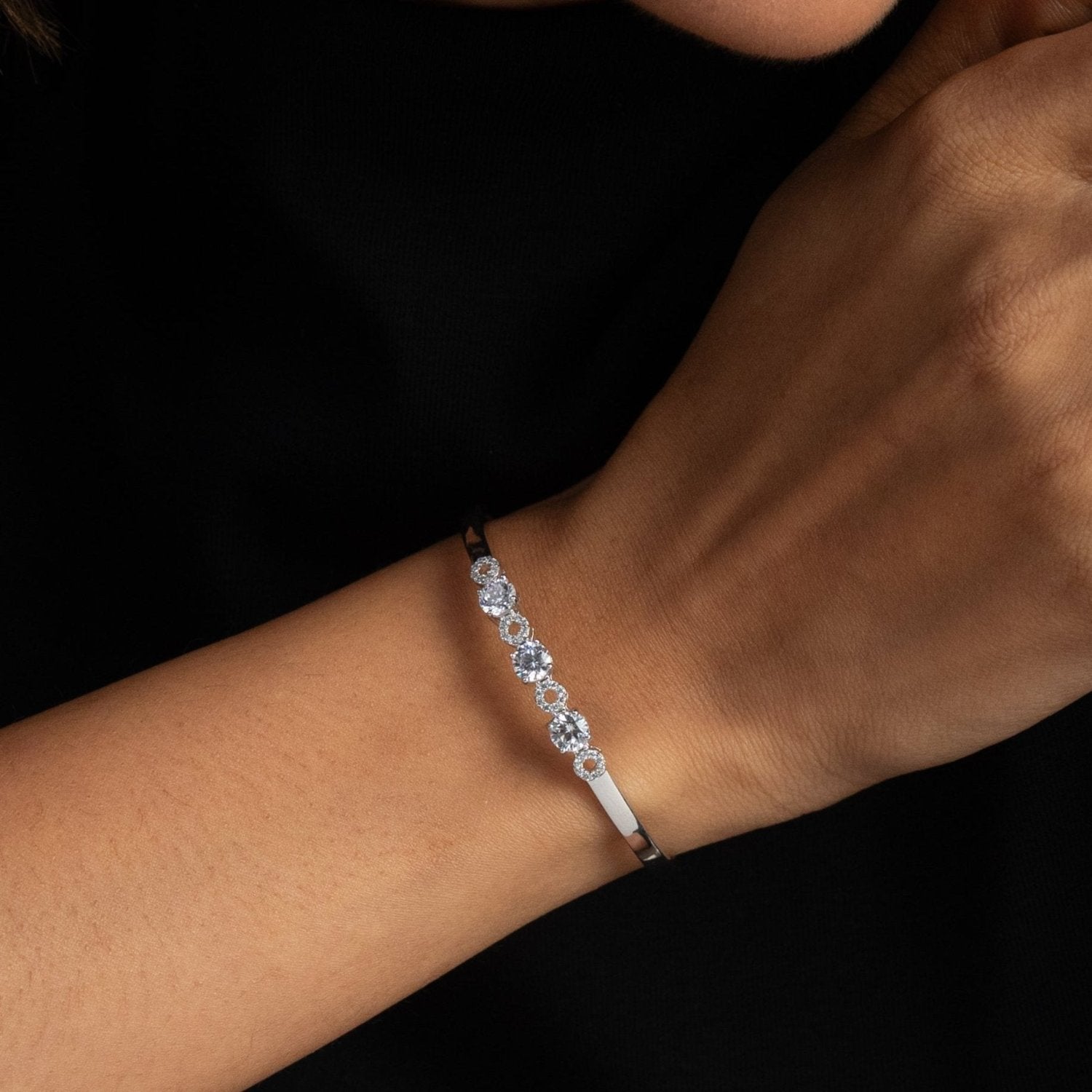 Ethereal CZ Silver Bracelet