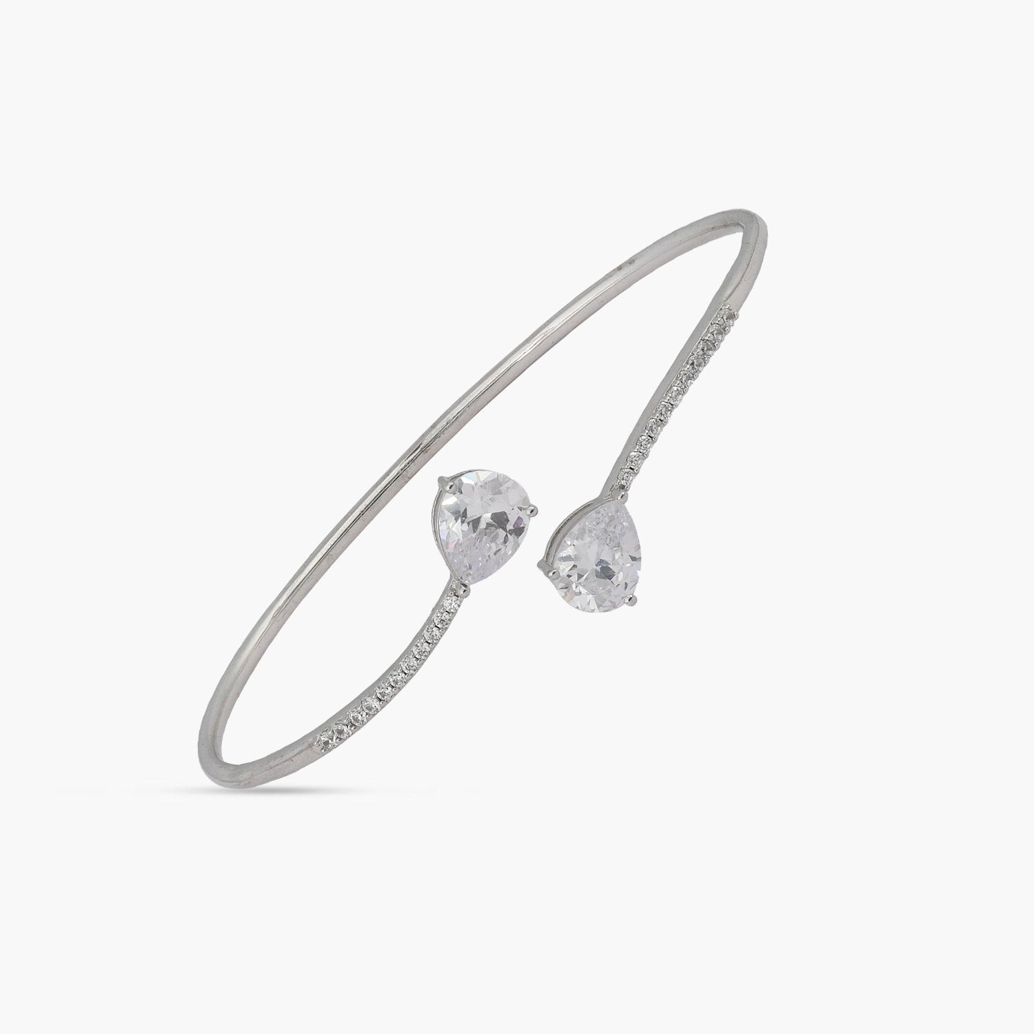 Classic Twinkle CZ Silver Bracelet