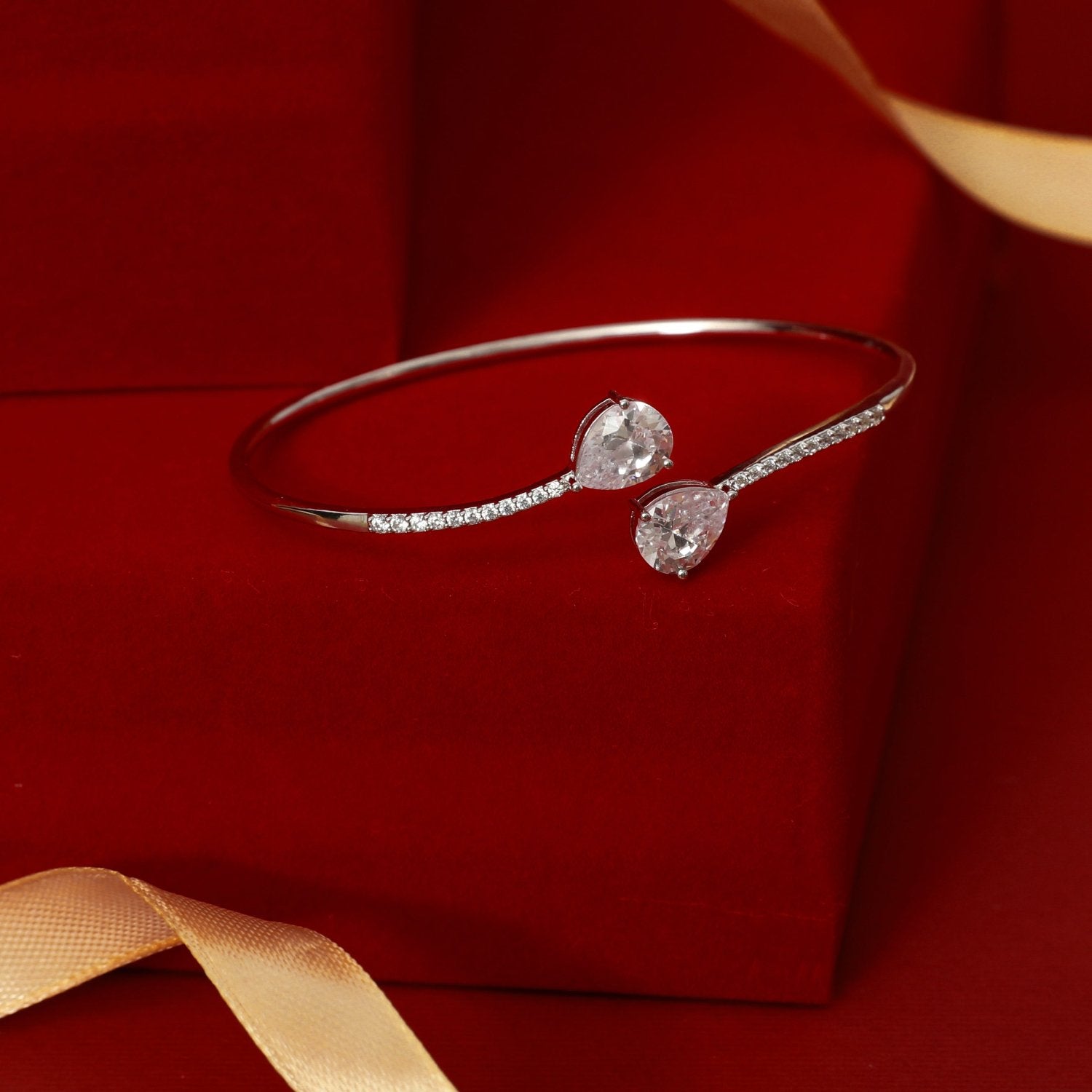 Classic Twinkle CZ Silver Bracelet