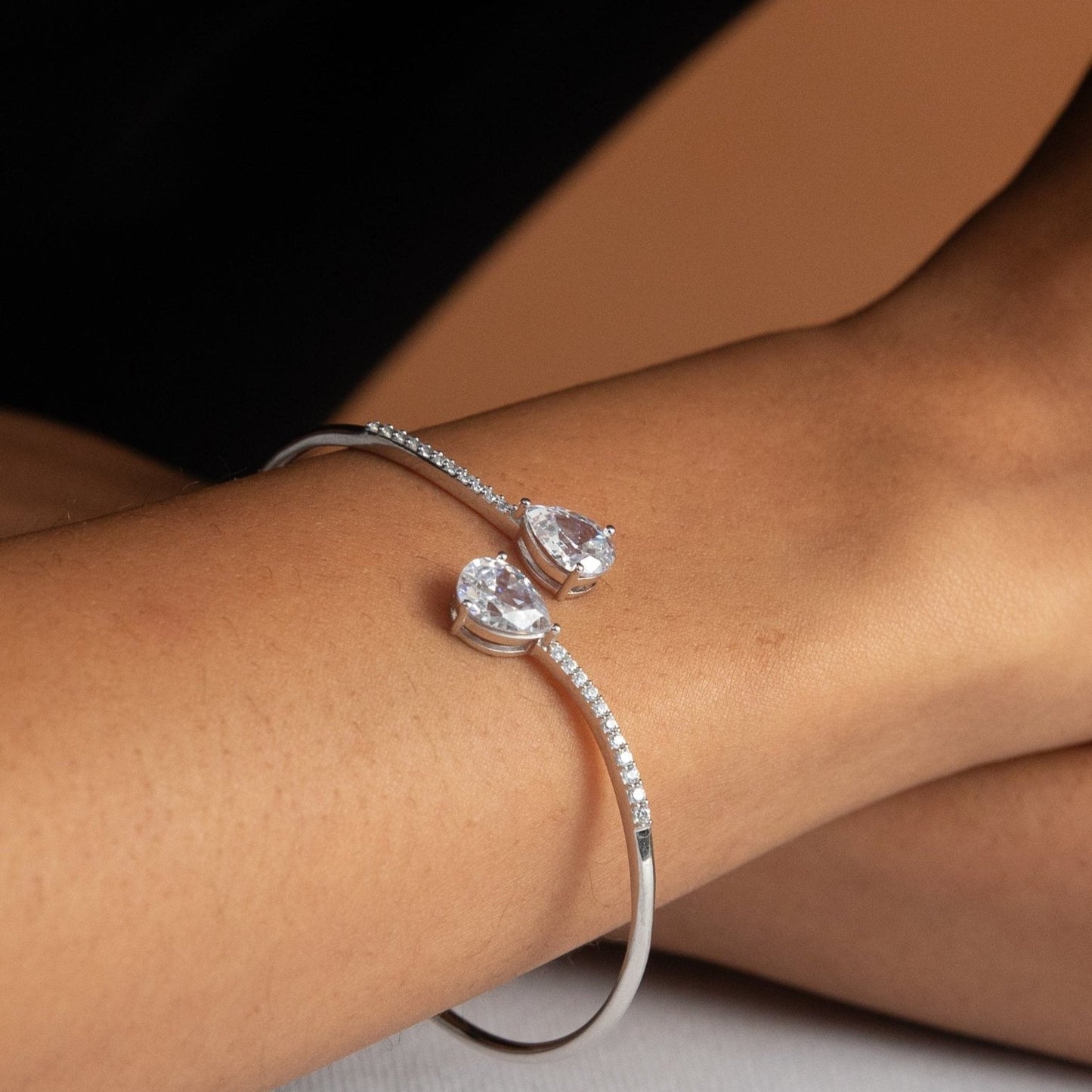 Classic Twinkle CZ Silver Bracelet