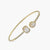 Grace Gold Plated CZ Silver Bracelet