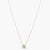 Essence Gold Plated CZ Silver Pendant Necklace