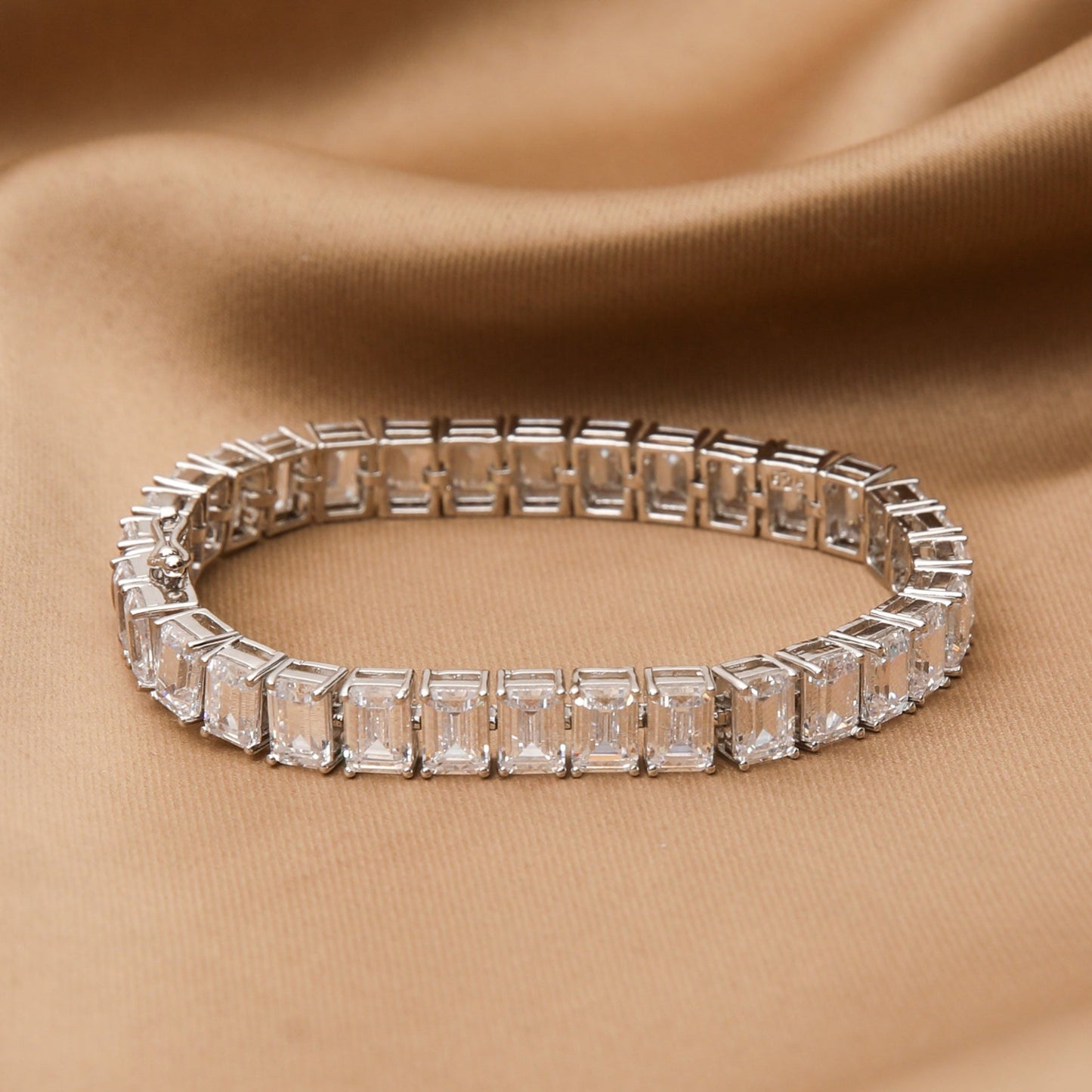 Classic CZ Silver Tennis Bracelet