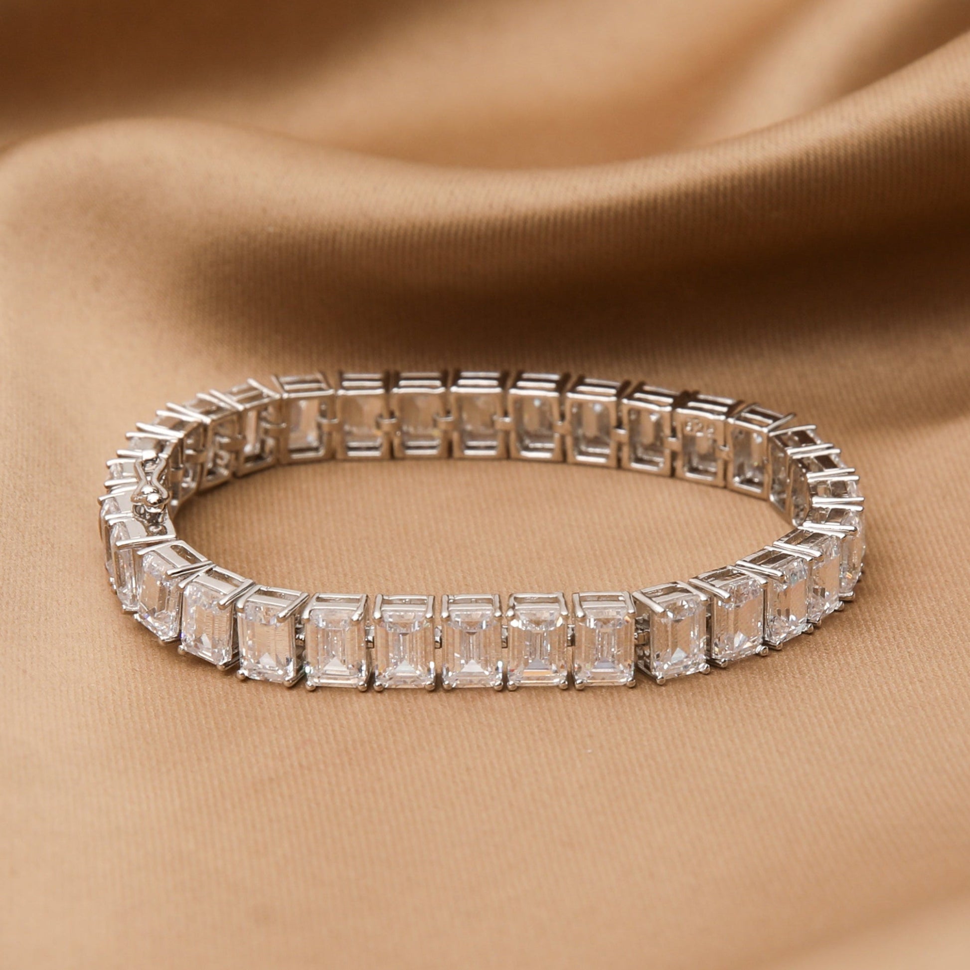 Classic CZ Silver Tennis Bracelet