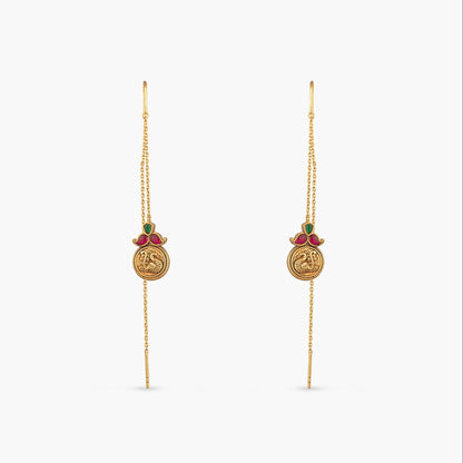 Nyra Silver Threader Earrings