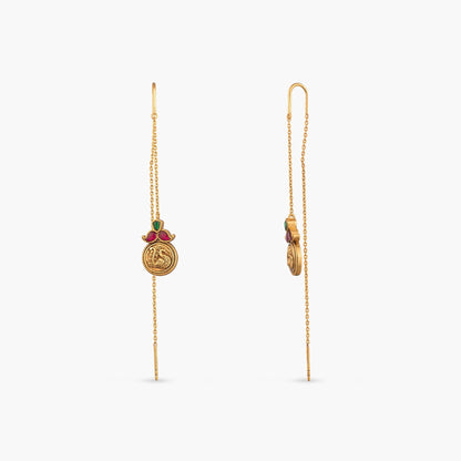 Nyra Silver Threader Earrings