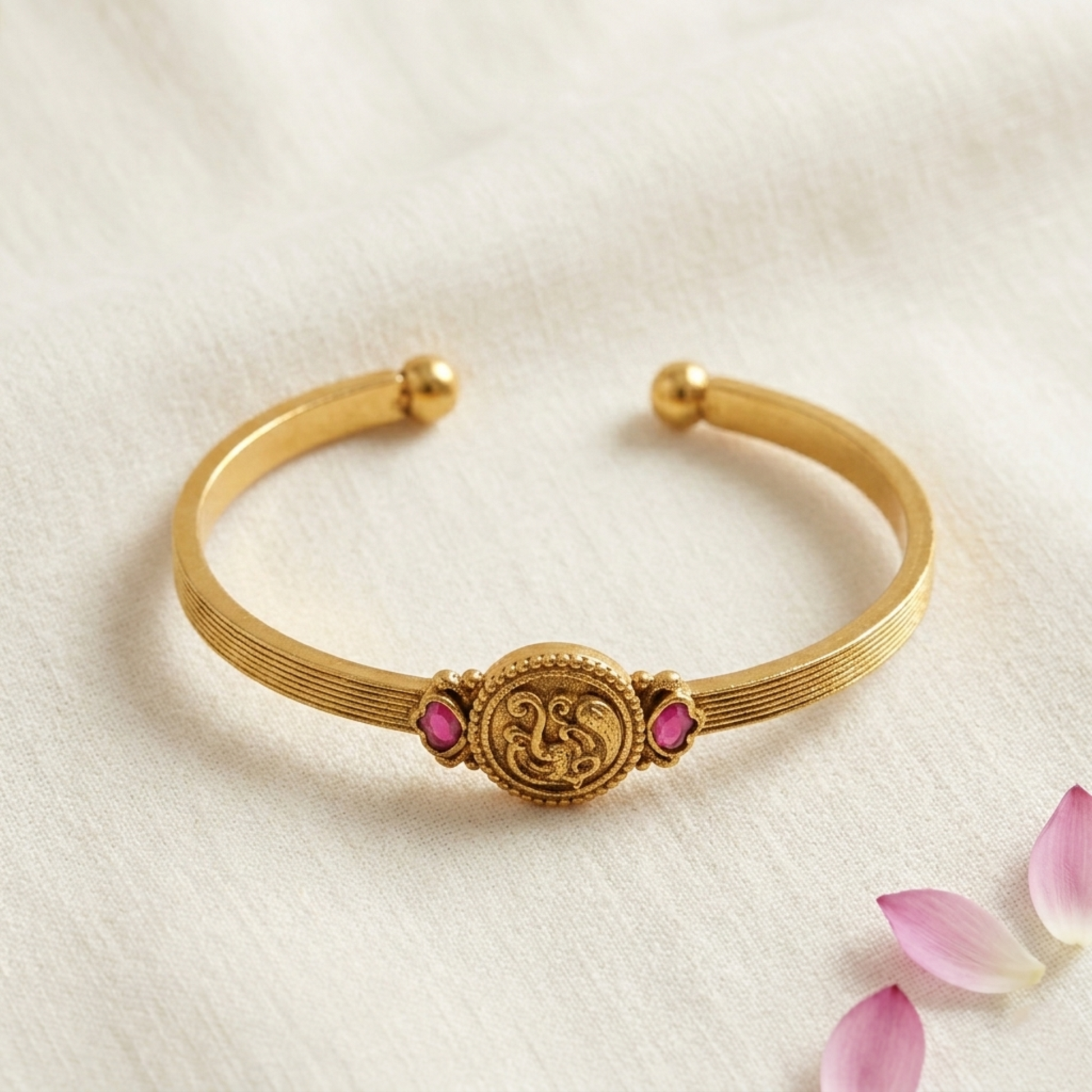 Nisha Coin Silver Bracelet