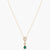 Iridescent Moissanite Silver Pendant Necklace