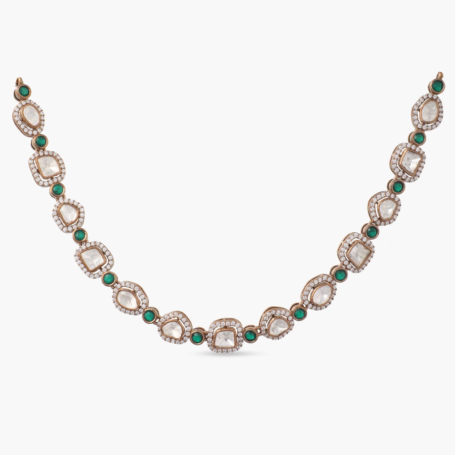 Serenade of Gems Moissanite Silver Necklace