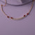 Leafy Charm CZ Silver Necklace