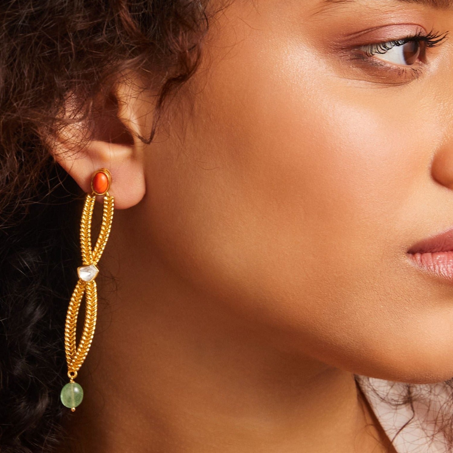Oceanic weavers Braided Silver Drop Earrings